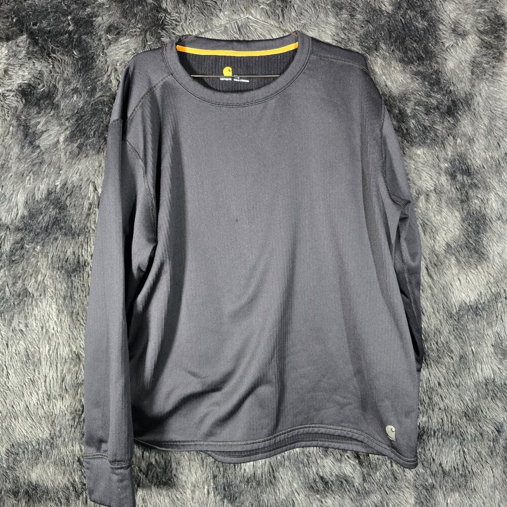 Carhartt Force Extreme Base Layer Pullover – Men’s 2XL Regular – Black